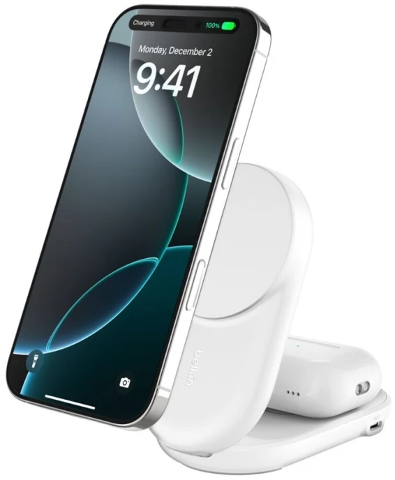 Įkroviklis Belkin UltraCharge magnetyczna Qi2 25 W Baltas (WIZ039KQWH)