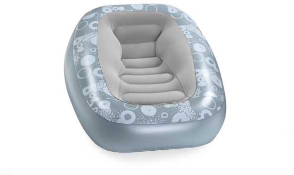 Bestway Pripučiamas fotelis Bestway Comfi Cube Deluxe Lounger, pilkas