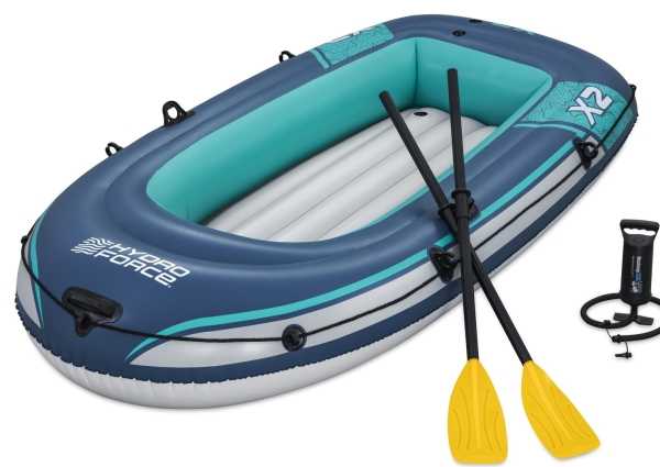 Pontonas TREK X2, 232 cm x 118 cm + BESTWAY aksesuaras