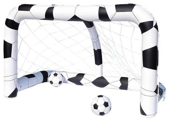Pripučiami futbolo vartai + Bestway kamuoliai 52058