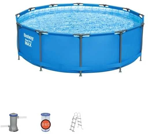 „BestWay Pool Steel Pro MAX“ baseino komplektas, apvalus, 366 x 100 cm