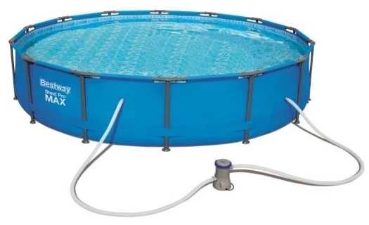 4.27m x 84cm Bestway apvalus karkasinis lauko baseinas STEEL PRO™ MAX 56595