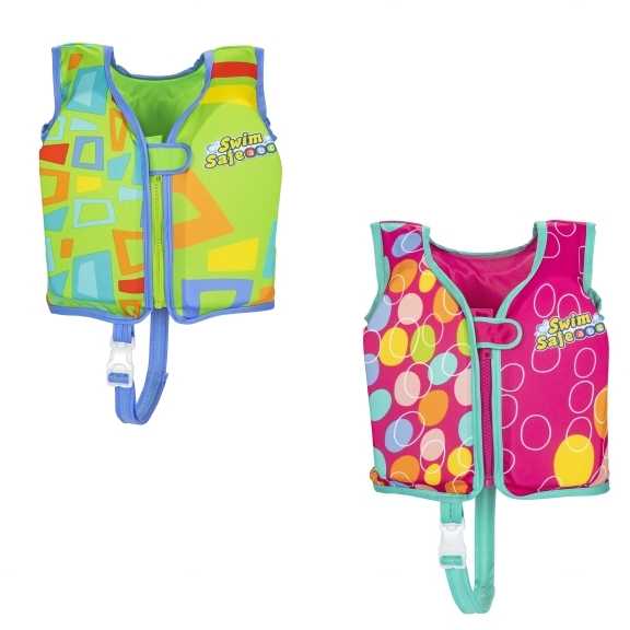 Bestway Pripučiamos plaukimo liemenės BigBuy Fun Aquastar Swim Safe, įvairių spalvų