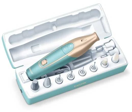 Beurer MP 84 įkraunamas manikiūro / pedikiūro rinkinys su 3 metų garantija