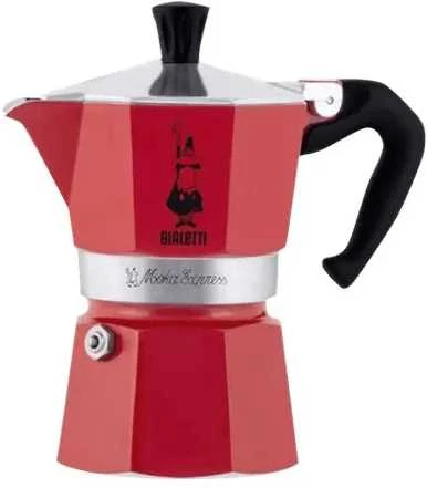 Raudona Bialetti Moka Espress