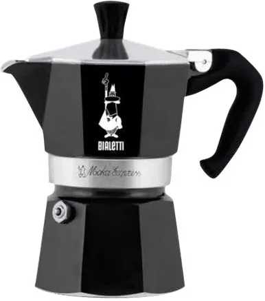 Bialetti 4951 Moka kavinukas Juodas