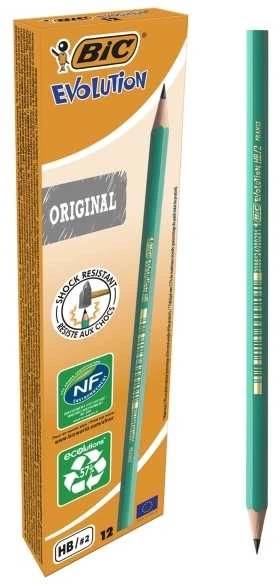 Bic Pieštukas Evolution Original HB, pakuotėje 12 vnt 004608
