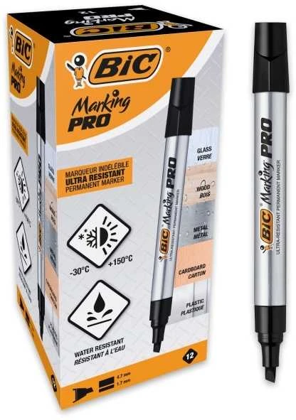 Bic Marker nuolatinis BiC Žymėjimas Pro Juodas