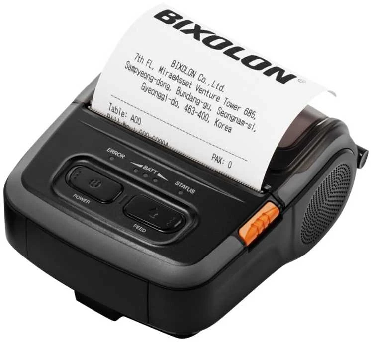 Spausdintuvas Bixolon SPP-R310PLUS SU NUOSEKLIUOJU USB WLAN - 100 MM/SEC 203 DPI LIČIO JONŲ 2600 mAh