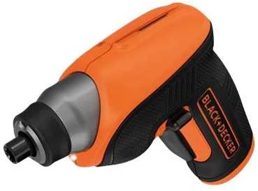 Black & Decker Juodas + DECKER AKUMULIATORIUS ATSUKTUKAS LI-ION 3.6V CS3652LC