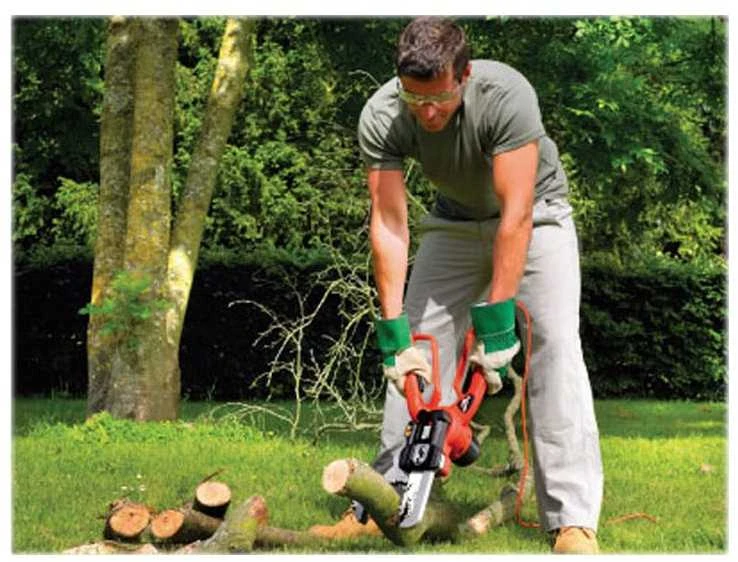 Black & Decker Juodas + DECKER GRANDININIS PJŪKLAS ALLIGATORIUS 550W 15cm