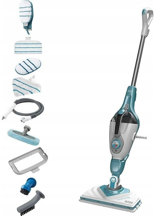 Black & Decker BLD Juodas & Decker BHSM166DSM garinis valytuvas Garinis grindų šepetys 0,5 L 1600 W Vandens spalva, Balta