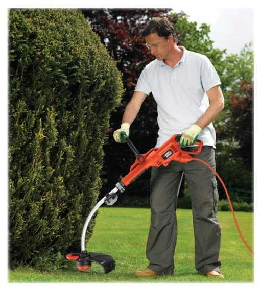 Black & Decker Juodas + DECKER 900W 35cm stiebo kirptuvas
