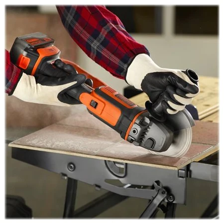Black & Decker Juodas & Decker Juodas & Decker Juodas & Decker akumuliatorinis kampinis šlifuoklis BCG720M1 - 18Volt