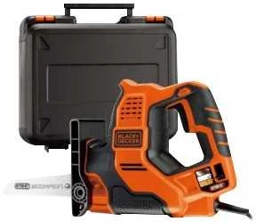 Black & Decker Juodas+DECKER tiesinis pjūklas 500W /RS890K