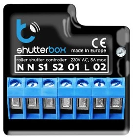 Blebox shutterBox v2.0 wifi valdomas elektrinių langų ir durų žaliuzių valdiklis