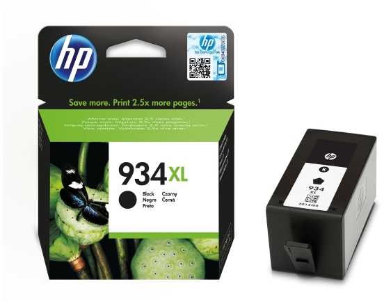 Hewlett Packard (HP) HP 934XL didelio našumo Juodas originali rašalo kasetė