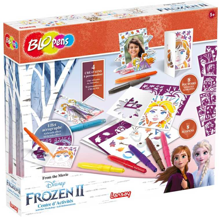 Here is the translation: **Lansay Blo Pens Frozen su 8 rašikliais**