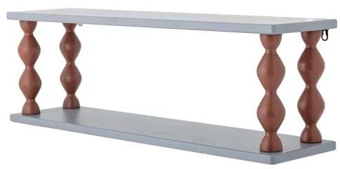 Bloomingville Bibiola lentyna, mėlyna, MDF