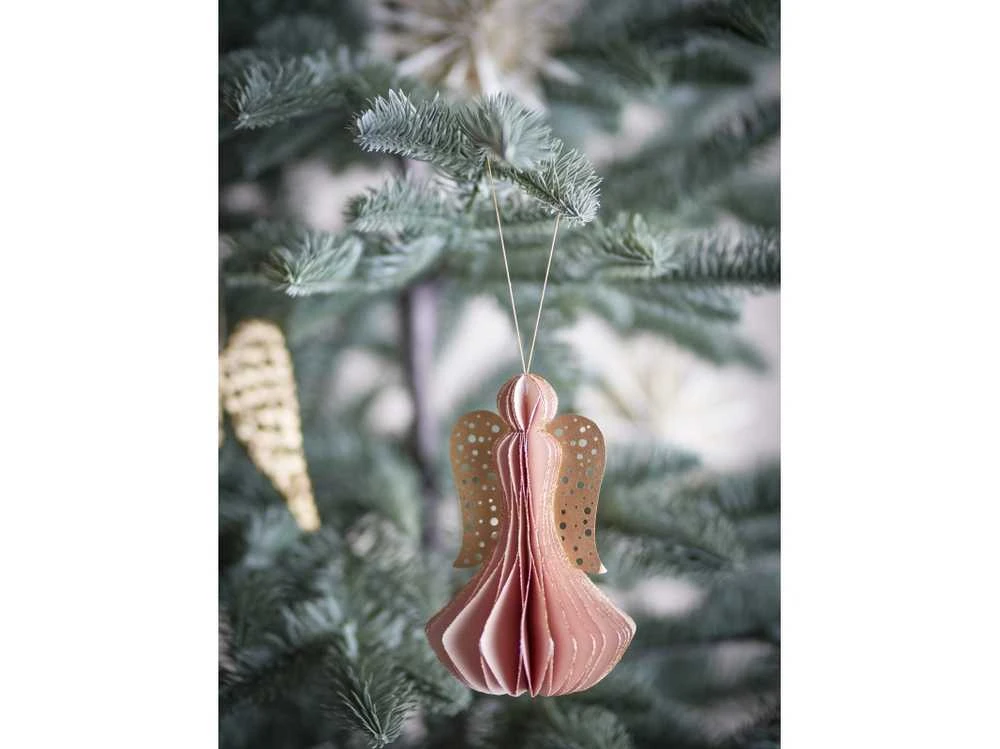 BLOOMINGVILLE Ingi Ornament, rožinis, FSC® mišinys, popierius
