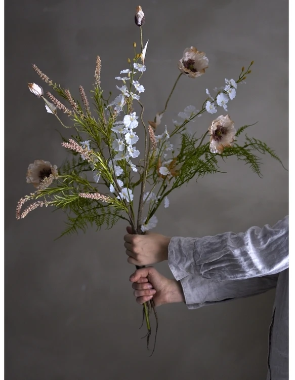 Bloomingville Lapės uodegos stiebas, rožinis, dirbtinės gėlės