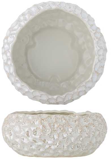 Bloomingville – Lowen Bowl – baltas
