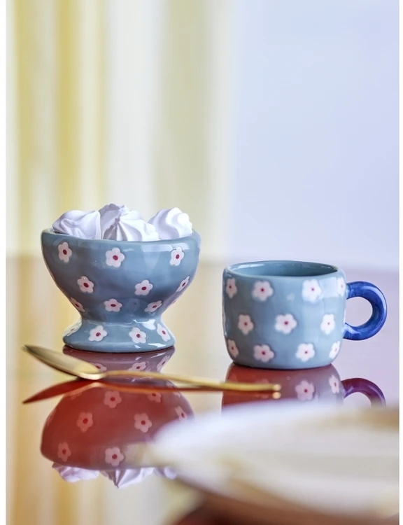 Bloomingville - Nini Bowl - Mėlyna - Akmens dirbiniai