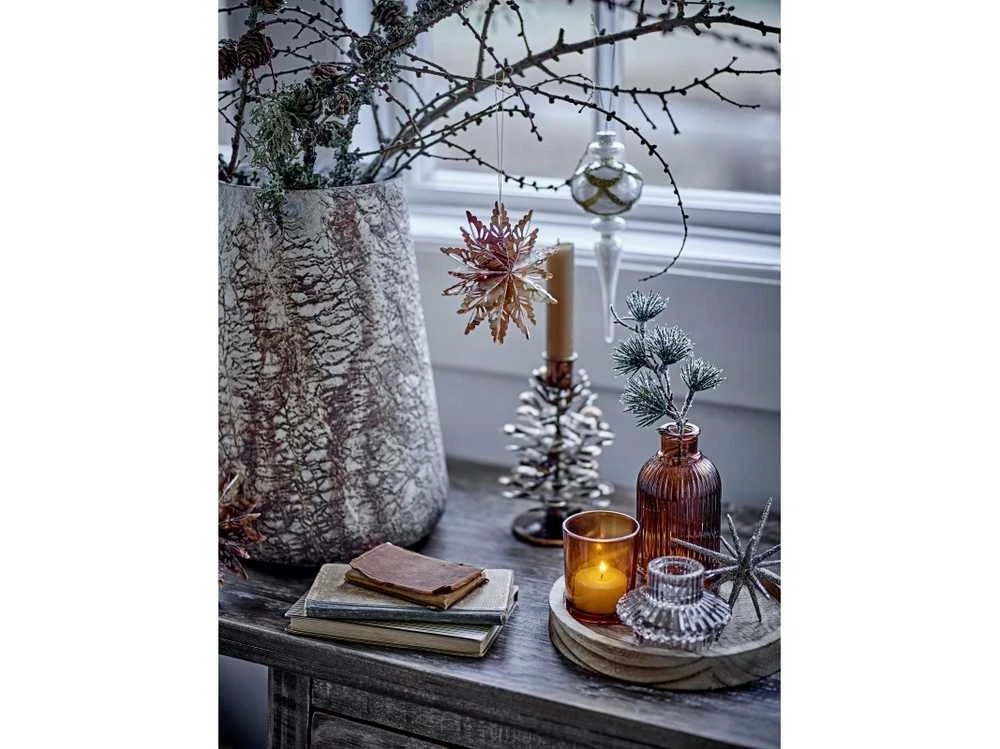 BLOOMINGVILLE žvaigždės formos ornamentas, natūralus, FSC® mišinys, popierius