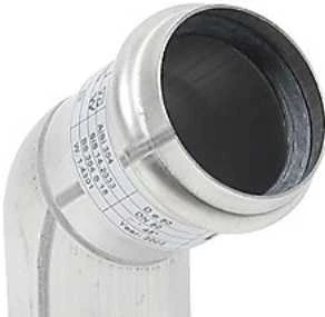 BLÜCHER nerūdijančio plieno 50 mm 45 laipsnių lenkimo vamzdis