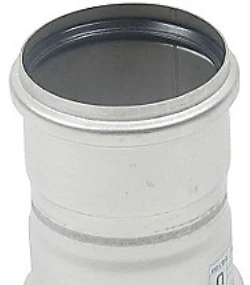 BLÜCHER dvigubas kištukas 75 mm nerūdijančio plieno