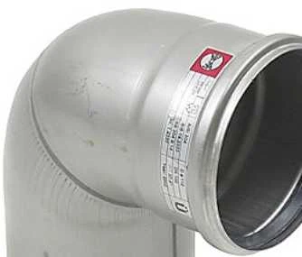 BLÜCHER nerūdijančio plieno 110 mm 87,5 laipsnių lenkimo vamzdis