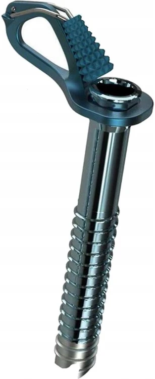 Carruzzo aero lite ice screw 16cm-mėlynas Mėlynas ICE