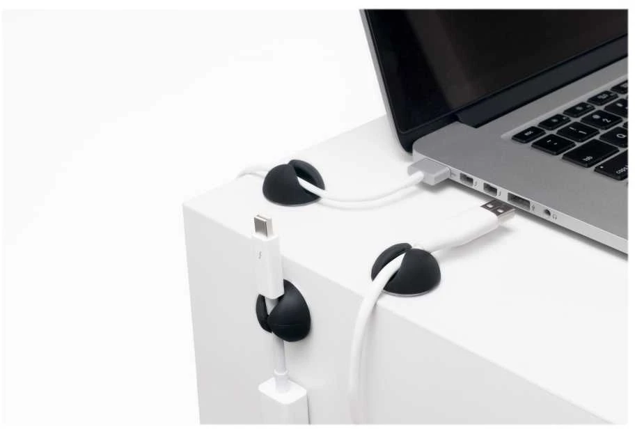 Bluelounge CableDrop tvirtinimo kabelis, juodas