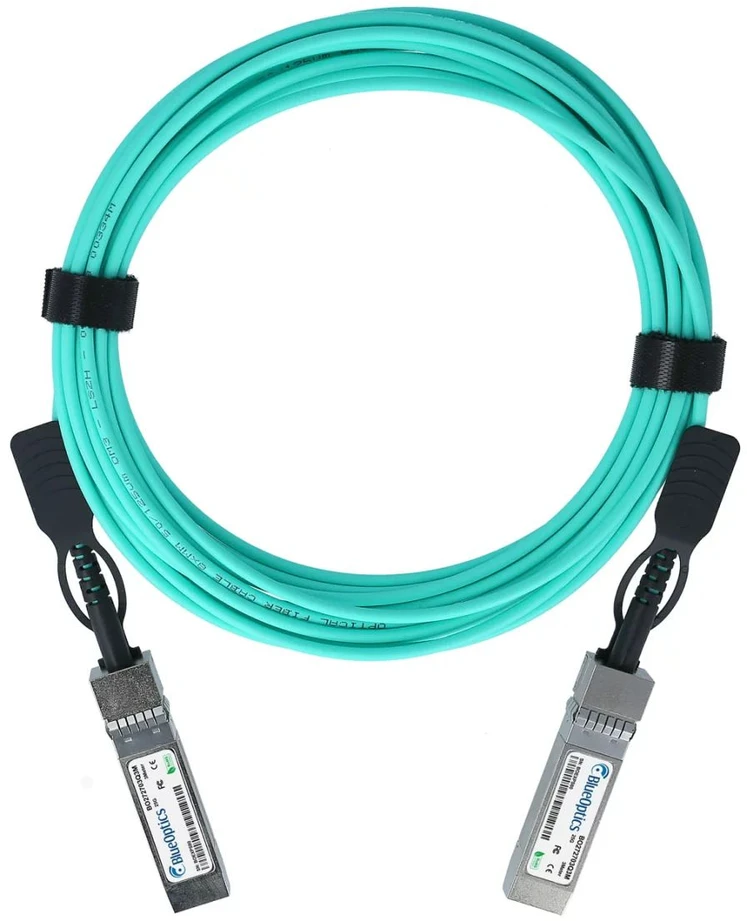 Šakotuvas „BlueOptics“ kabelis „InfiniBand“ / šviesolaidinis kabelis, 7 m, SFP28, spalvotas, vandens mėlynumo (844483-B21-BO)