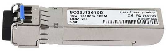 Šakotuvas „BlueOptics SFP-10G-LR“ tinklo siųstuvo-imtuvo modulis, 10000 Mbit/s SFP+, 1310 nm šviesolaidinis