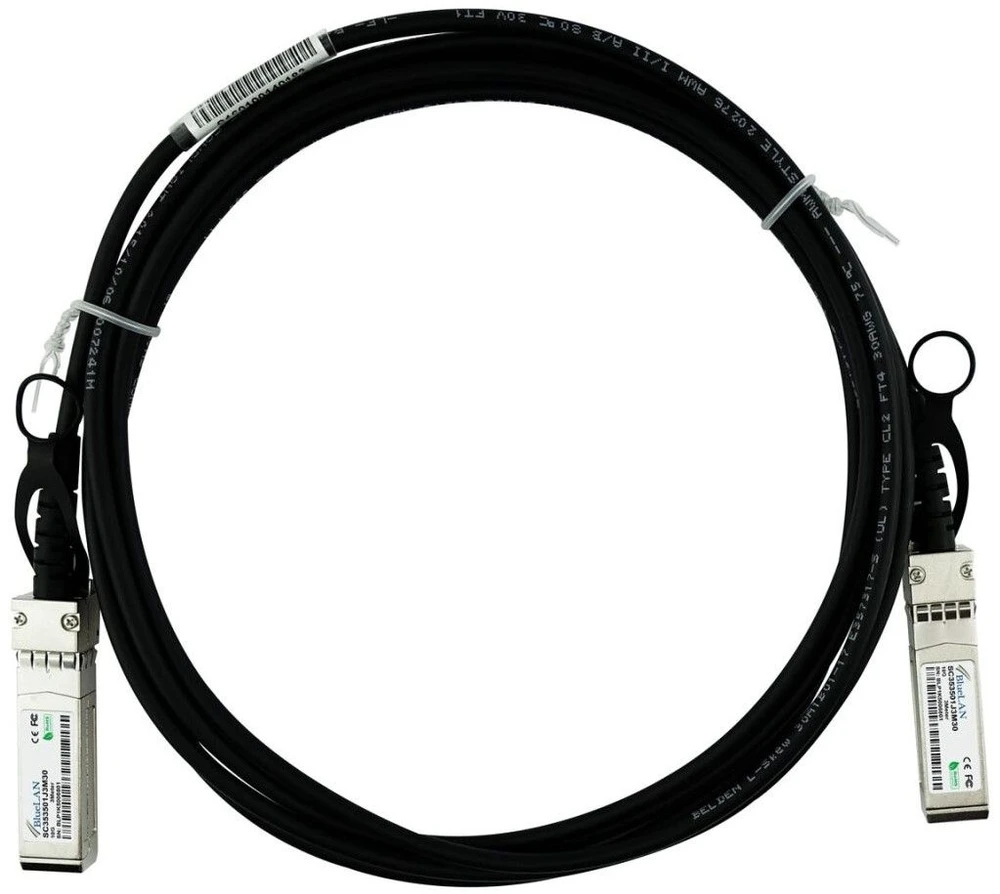 „BlueOptics X242 J9281B“ suderinamas „BlueLAN DAC SFP+ SC353501J1M30“ (J9281B-BL)