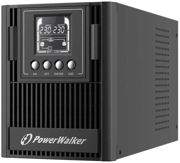 Power Walker BlueWalker PowerWalker VFI 1000 AT, USV - juodas, 3x Schutzkontakt