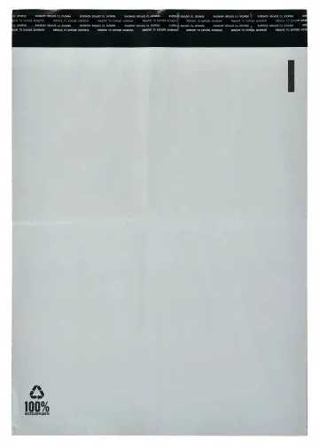 BNT Siuntimo maišeliai 340 x 420 mm balti, PE, 100 % perdirbto plastiko - (100 vnt.)