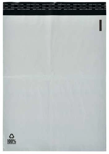 BNT Siuntimo maišeliai 230x325 mm, balti, PE, pagaminti iš 100 % perdirbto plastiko - (100 vnt.)