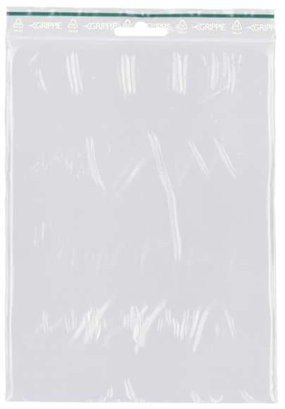 BNT Užsegami maišeliai „Grippie Žalias“, 150 x 250 mm, 100 vnt. pakuotėje.