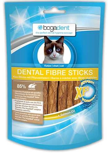 BOGAR Bogadent Dental fibre sticks Salmon – skanėstas katėms – 50g
