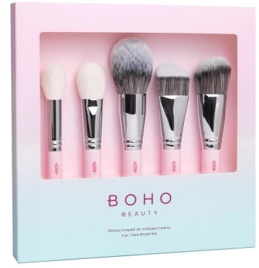 Boho beauty Boho Love spalvų rinkinys iš 5 veido šepetėlių