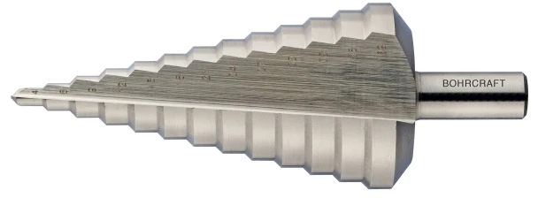 Bohrcraft Pakopinis grąžtas HSS 4–12 mm, 0/5 dydis, 5 pakopų