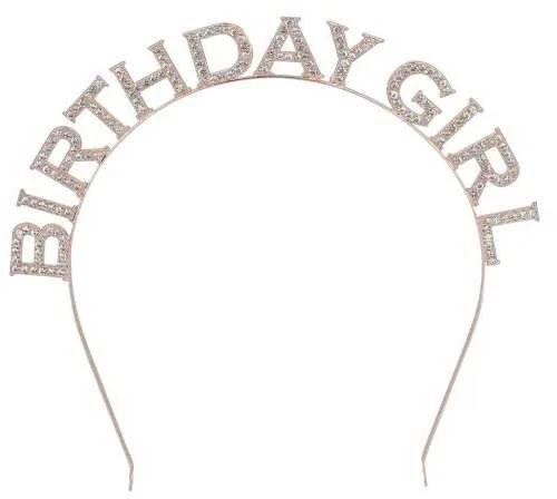 Birthday Girl užrašo lankelis su cirkonio akmenimis
