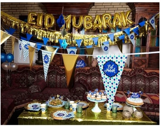 Boland Party Partners B.V. Eid Mubarak popierinis puodelis