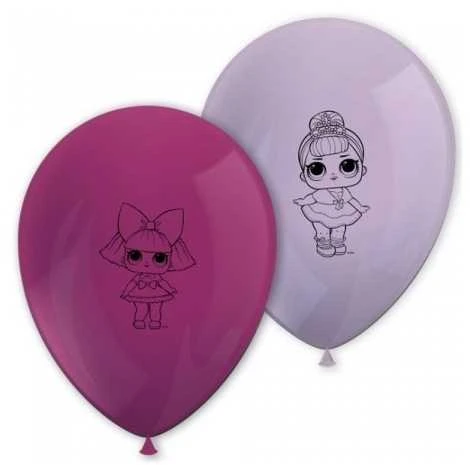 Boland Traciks PROCOS Latekso balionai LOL Glitterati - 28 cm - 8 vnt. universalus