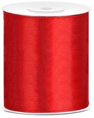 Boland Traciks Juostelė satino 100mm/25m raudona