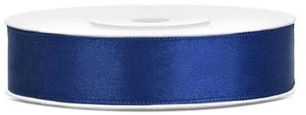 Party Deco Juostelė satino 12mm/25m tamsiai mėlyna