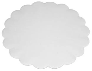 Bond Paper Reljefinės popierinės lėkštės 14 cm apvalios 500 vnt./pak. - (500 vnt.)