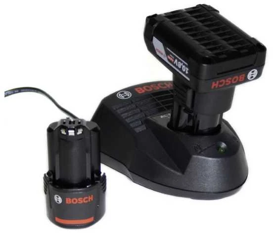  Akumuliatorinis gręžtuvas-suktuvas Bosch GSR 12V-15, 1x2.0Ah, 1x4.0Ah + 39 priedai